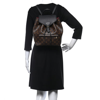 Louis Vuitton Monogram Montsouris PM Black 2 of 13