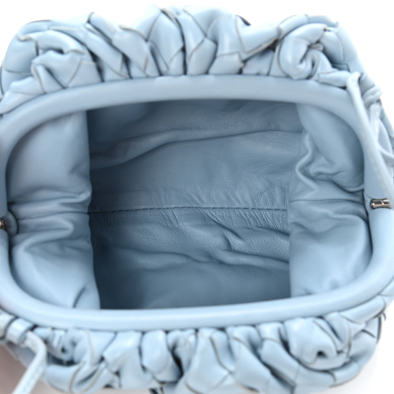 Bottega Veneta Nappa Intrecciato The Mini Pouch Ice 4 of 4