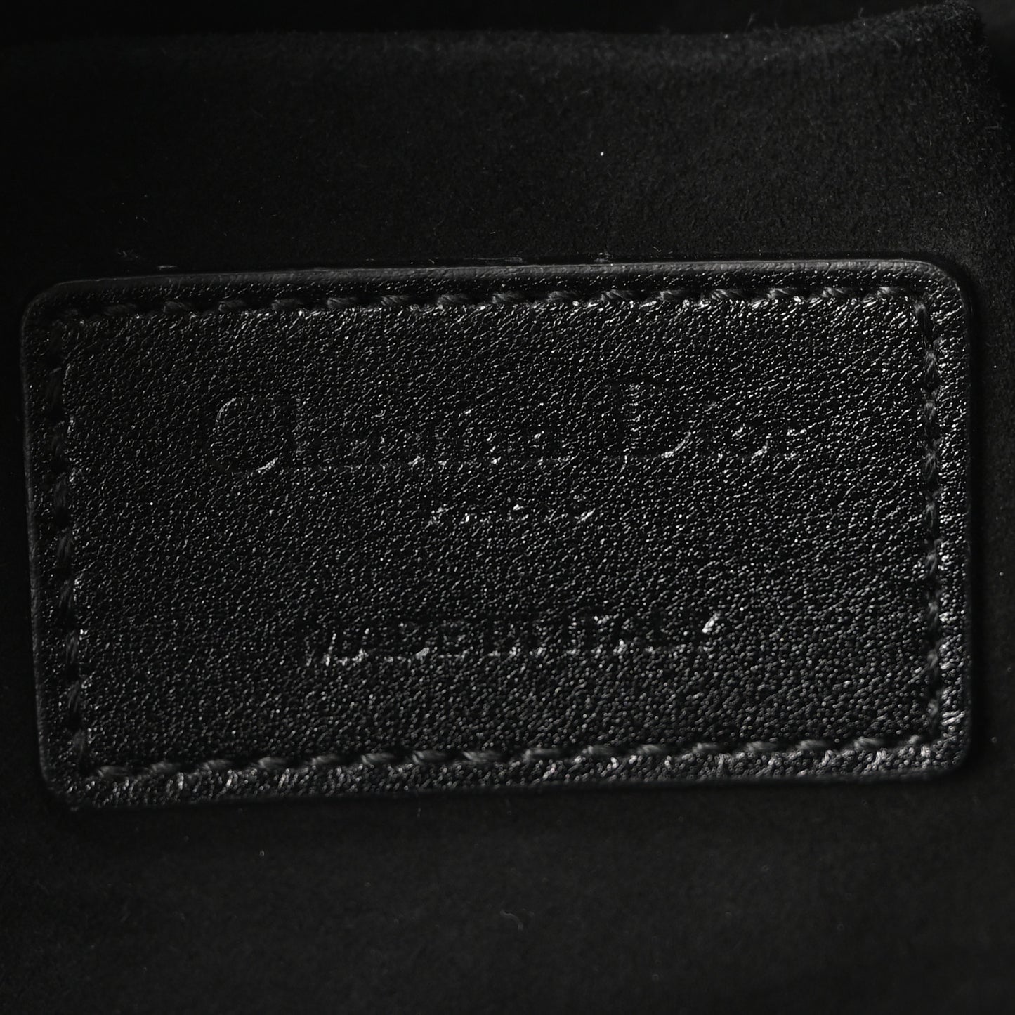 Lambskin Cannage The Lady 95.22 Black