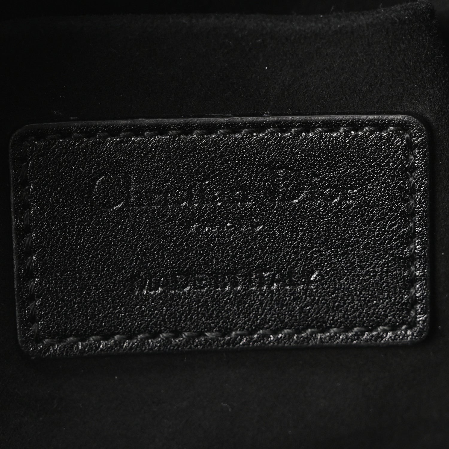 Christian Dior Lambskin Cannage The Lady 95.22 Black 6 of 10