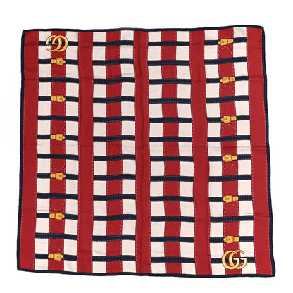 Gucci Silk Trompe L'Oeil Print Scarf White 1 of 3