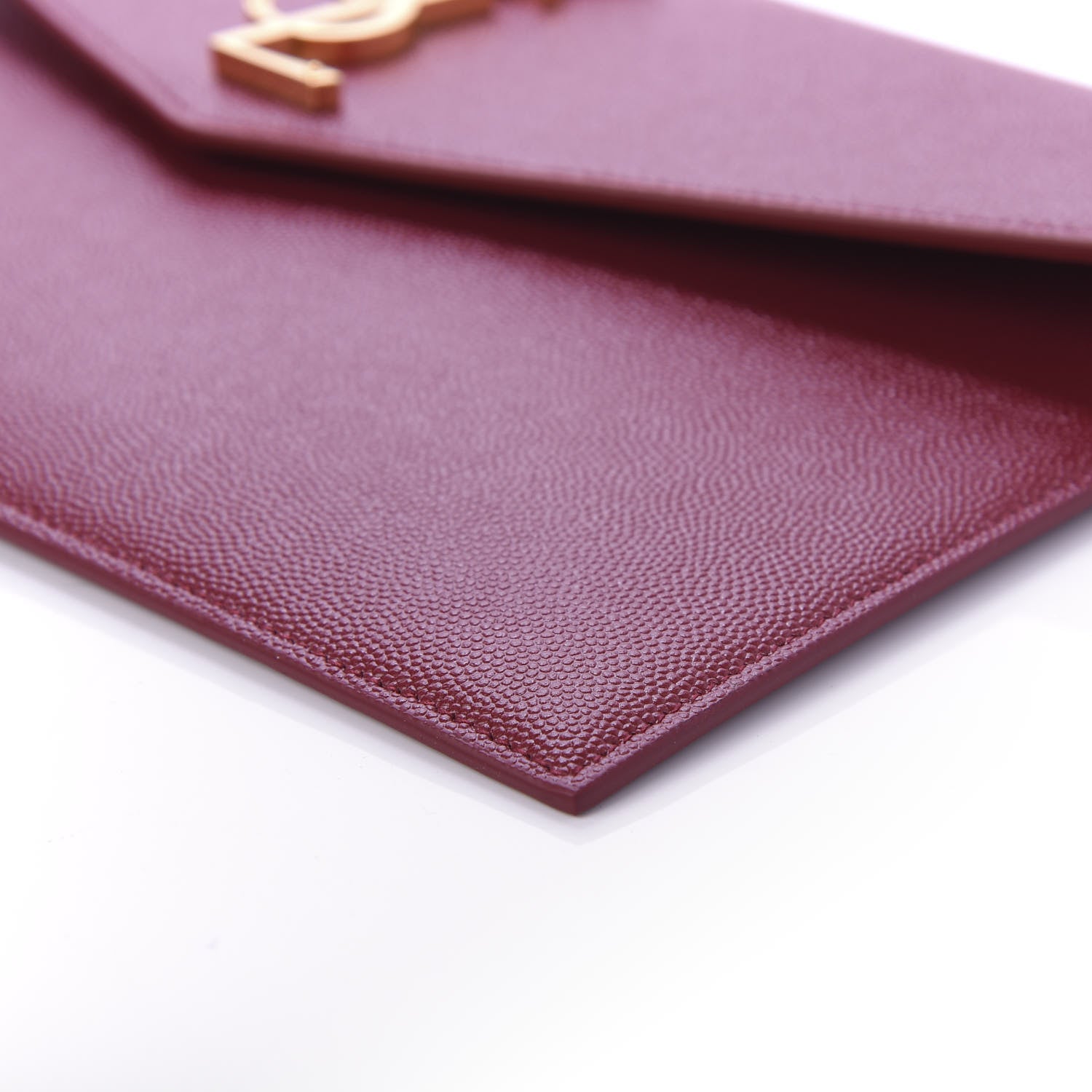 Saint Laurent Grain De Poudre Uptown Pouch Red 8 of 10