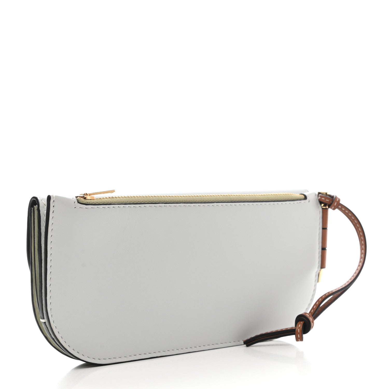 Loewe Smooth Calfskin Gate Continental Wallet Kaolin Sage 3 of 9