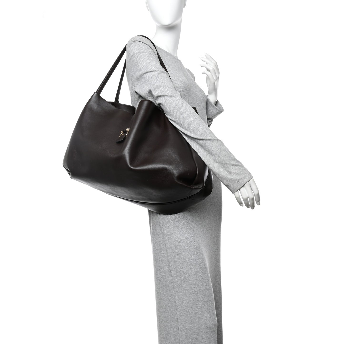 Calfskin Large New Line Tote Testa Di Moro