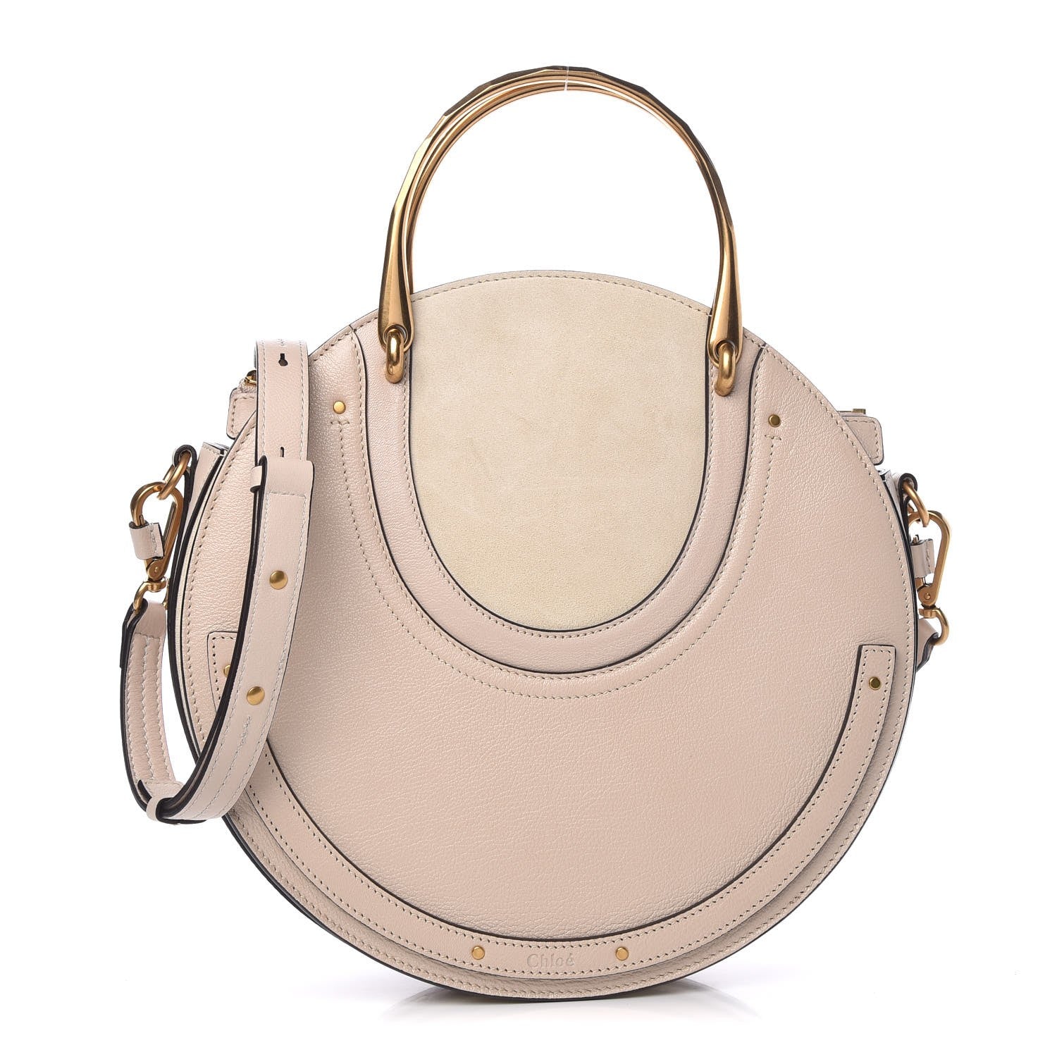 Chloe Goatskin Suede Medium Pixie Bag Abstract White 1 of 8
