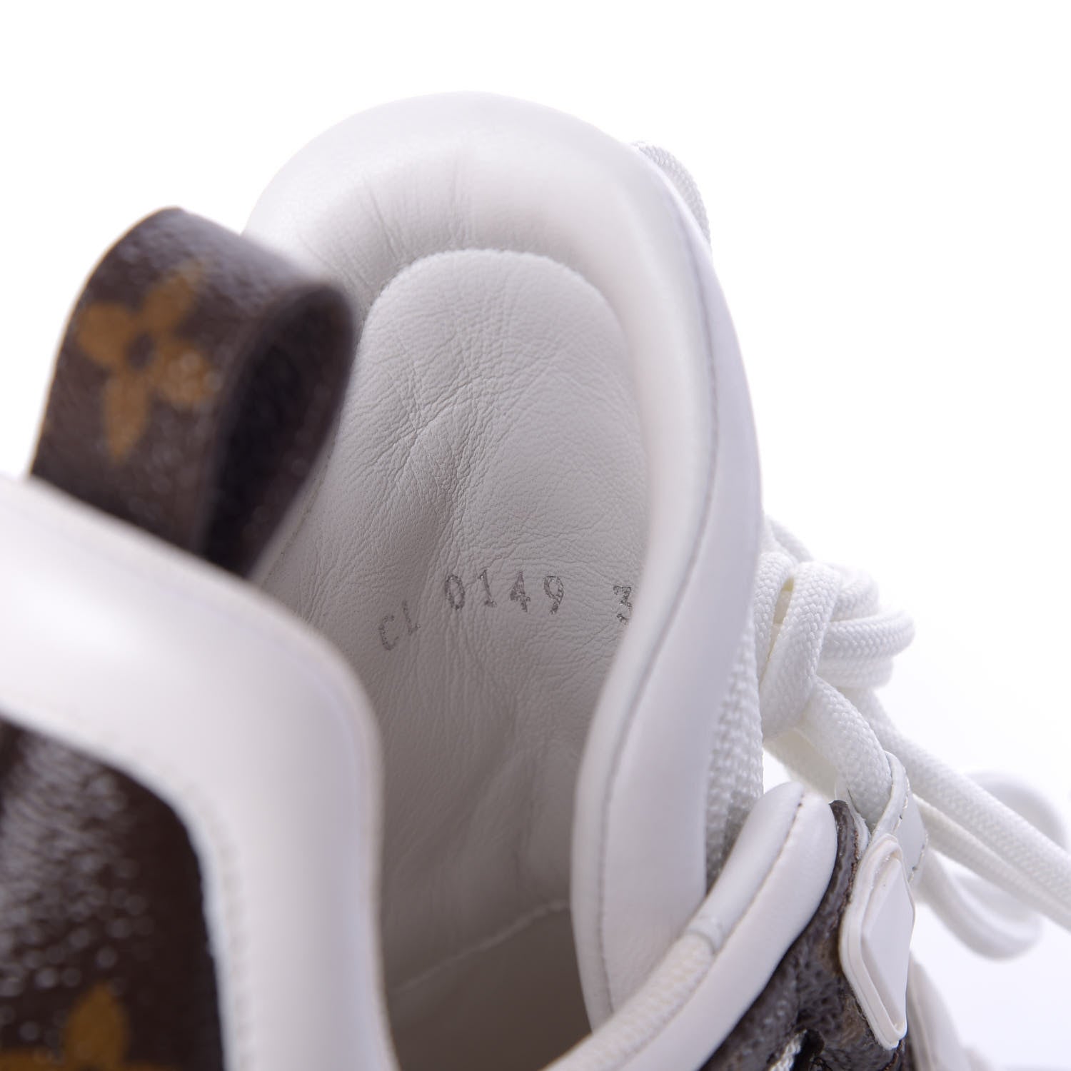 Louis Vuitton Patent Monogram LV Archlight Sneakers 37.5 White 9 of 9