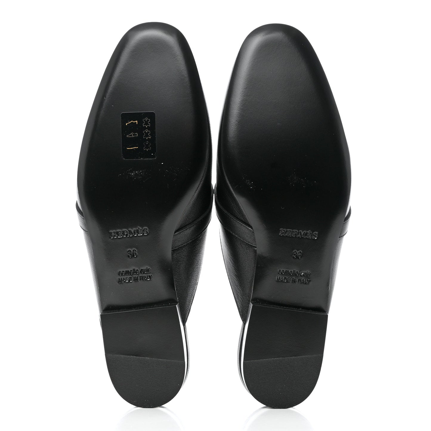 Goatskin Oz Mules 36 Black