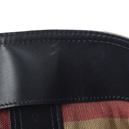 Burberry Canvas Mega Check Medium Maidstone Black 10 of 13