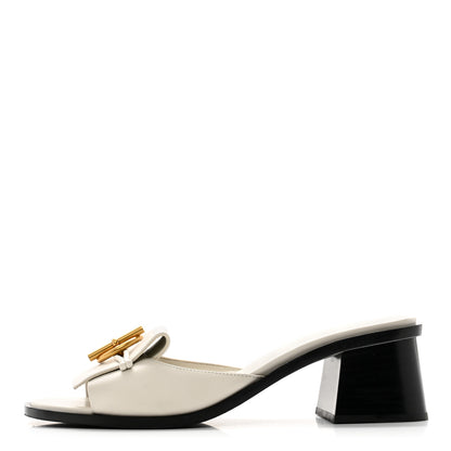 Hermes Calfskin Ilot 50 Sandals 38 White 1 of 13
