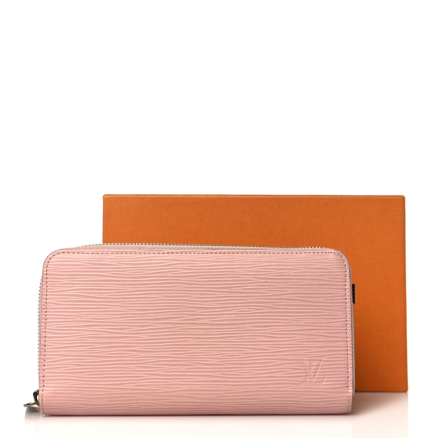 Epi Zippy Wallet Rose Ballerine