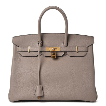 Hermes Togo Birkin 35 Gris Asphalte 1 of 34
