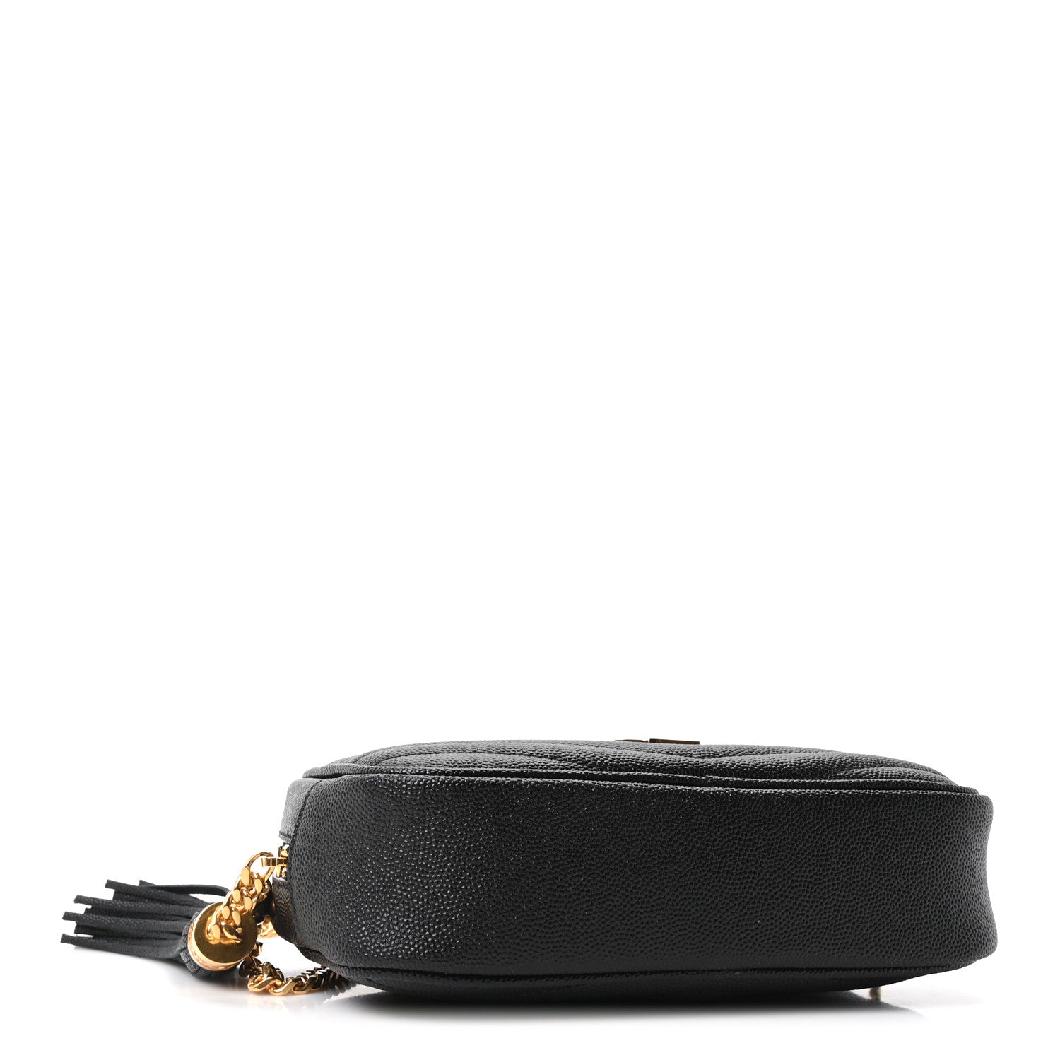 Saint Laurent Grain De Poudre Matelasse Monogram Mini Lou Camera Bag Black 4 of 11