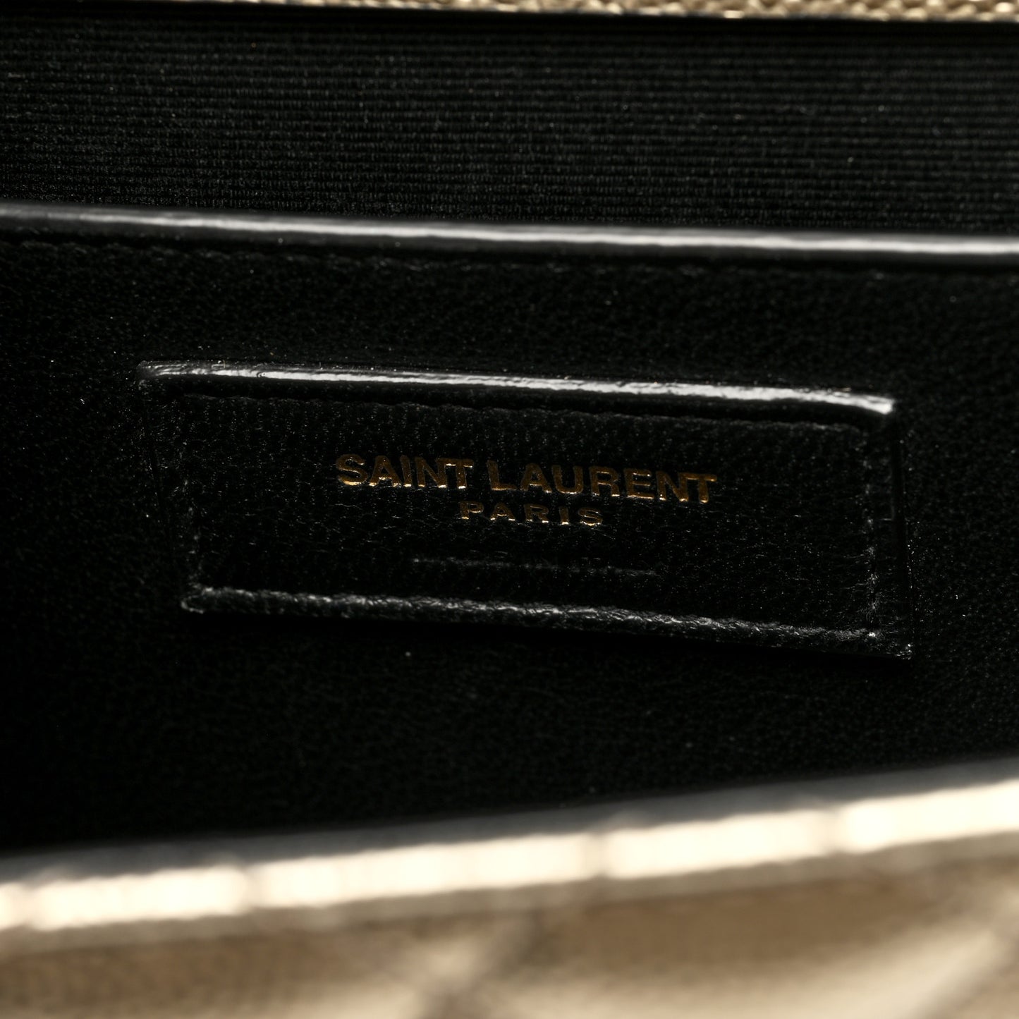 Metallic Grain De Poudre Textured Mixed Matelasse Triquilt Medium Monogram Satchel Piombo