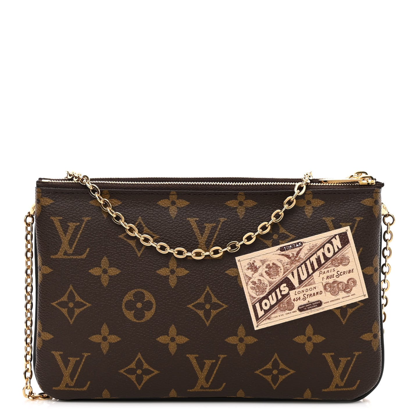 Monogram World Tour Double Zip Pochette