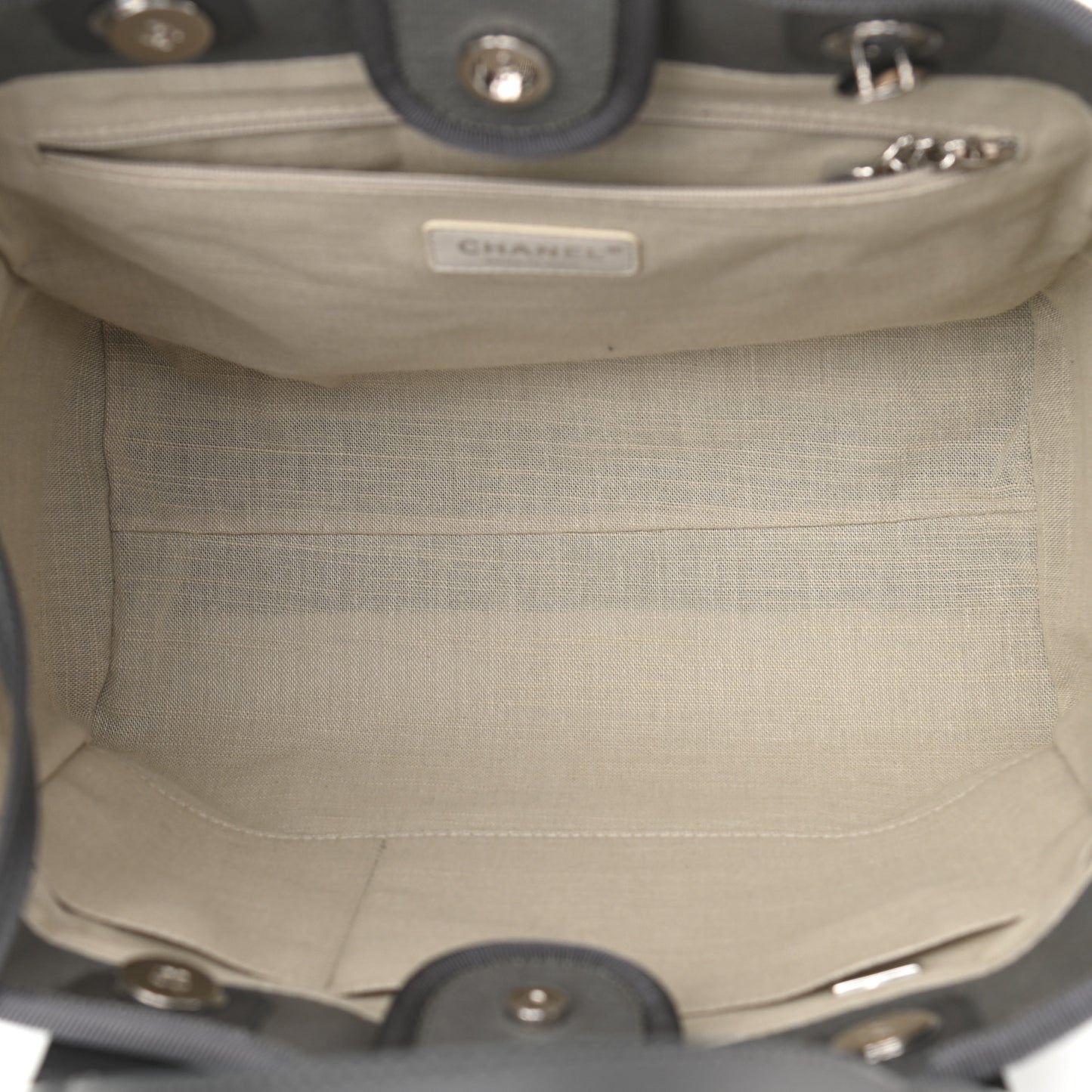 Mixed Fibers Small Deauville Tote Grey