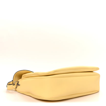 Gucci Calfskin Large Aura Horsebit 1955 Shoulder Bag Butter 4 of 10