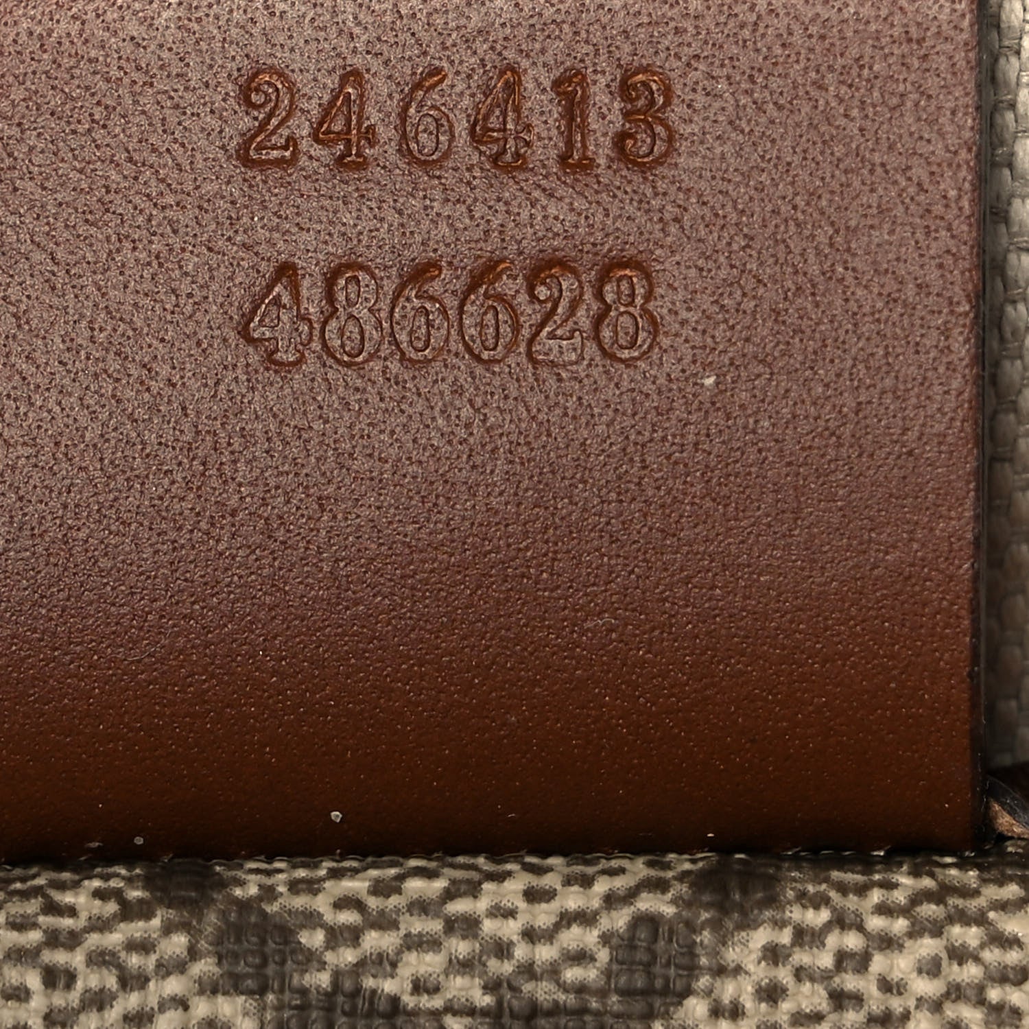 Gucci GG Plus Monogram Signature Web Loop Messenger Brown 6 of 9