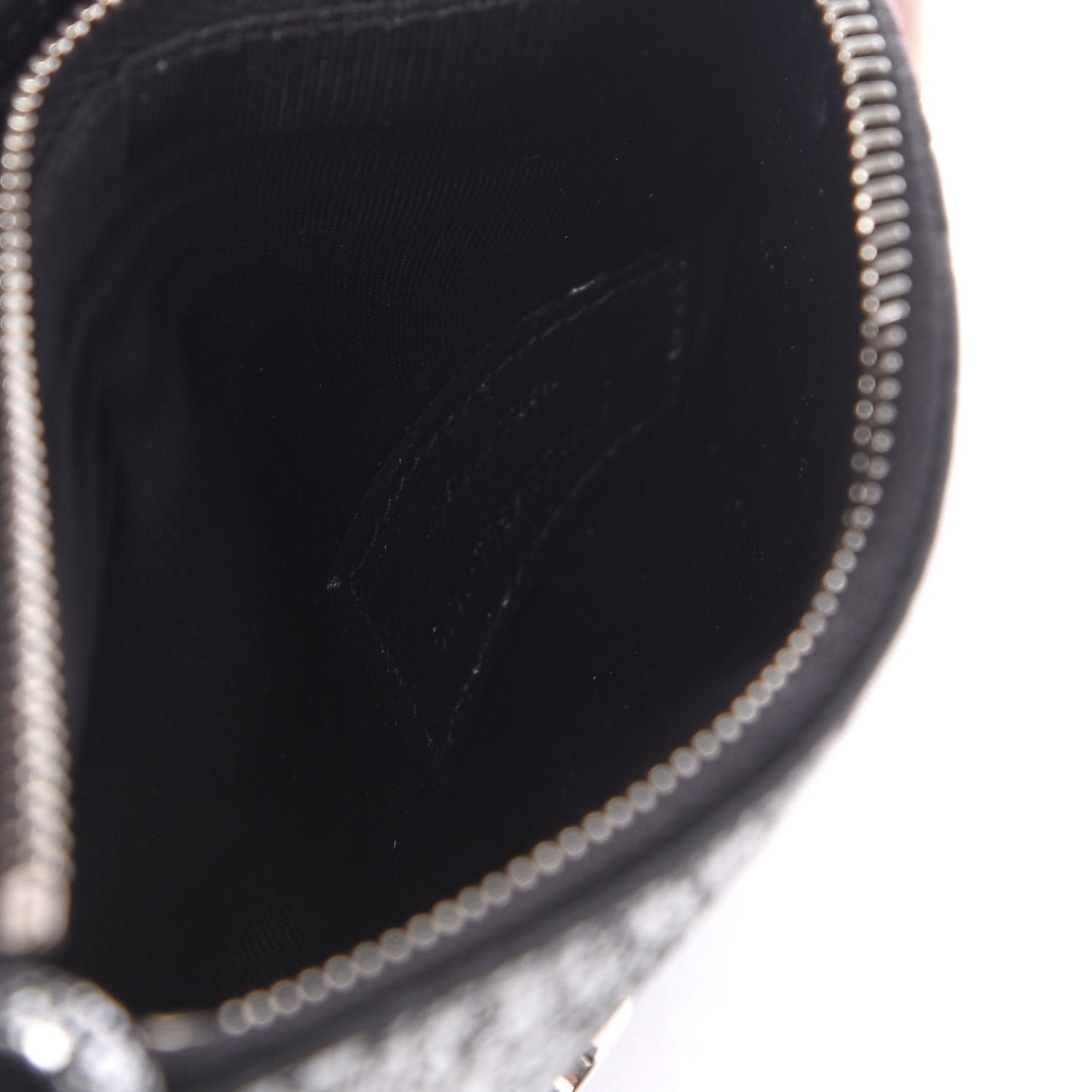 Metallic Calfskin Monogram Kate Belt Bag Silver