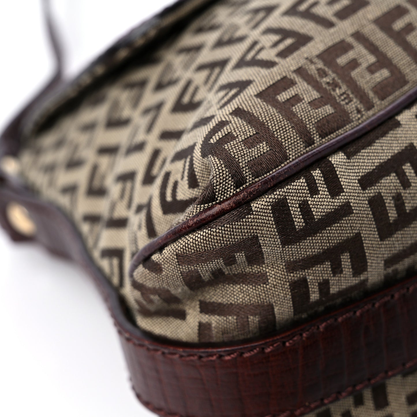 Zucchino Logo Shoulder Bag Tobacco