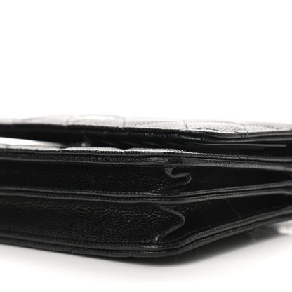 Chanel Caviar Quilted Mini Wallet On Chain WOC Black 11 of 12