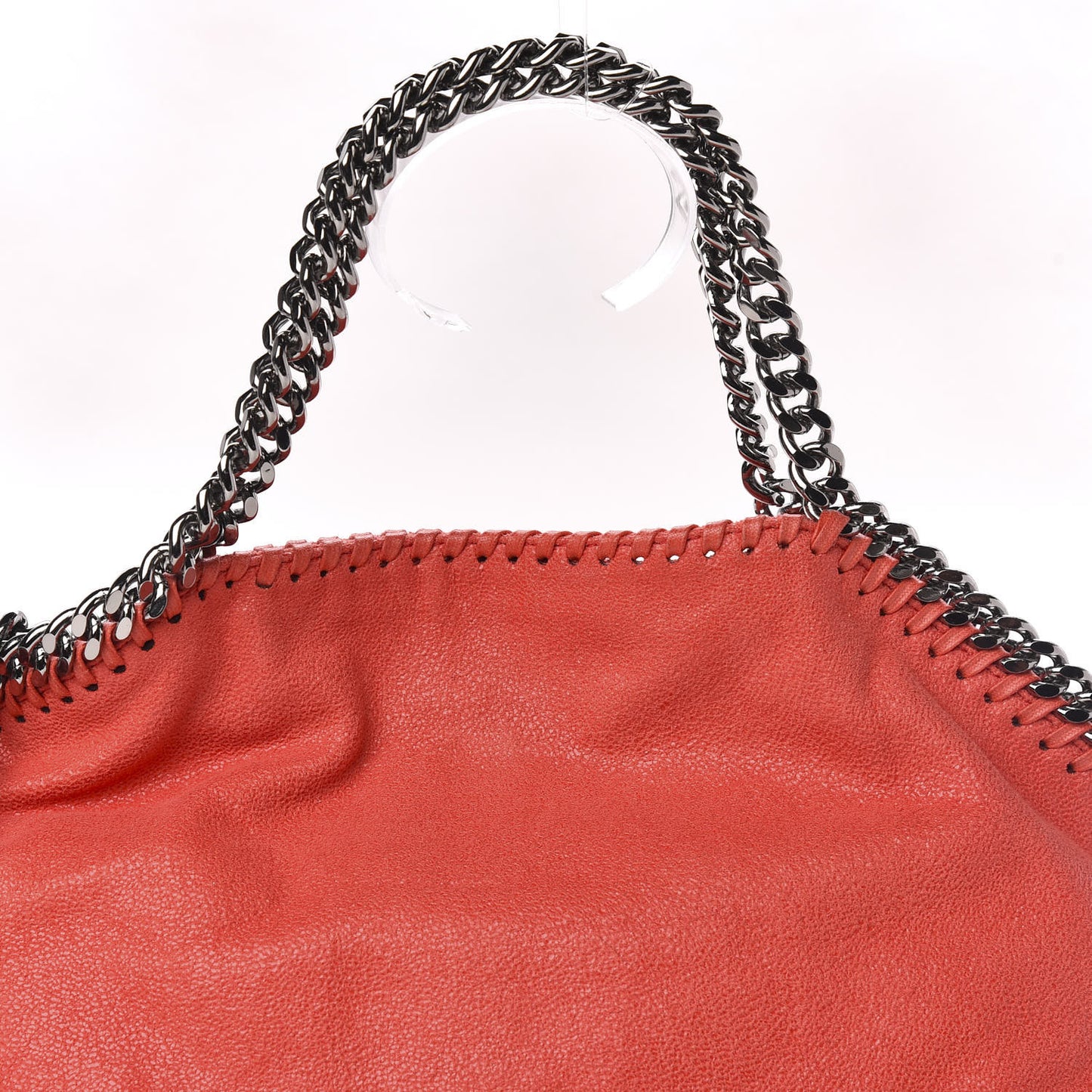 Shaggy Deer Falabella Fold Over Tote Flame