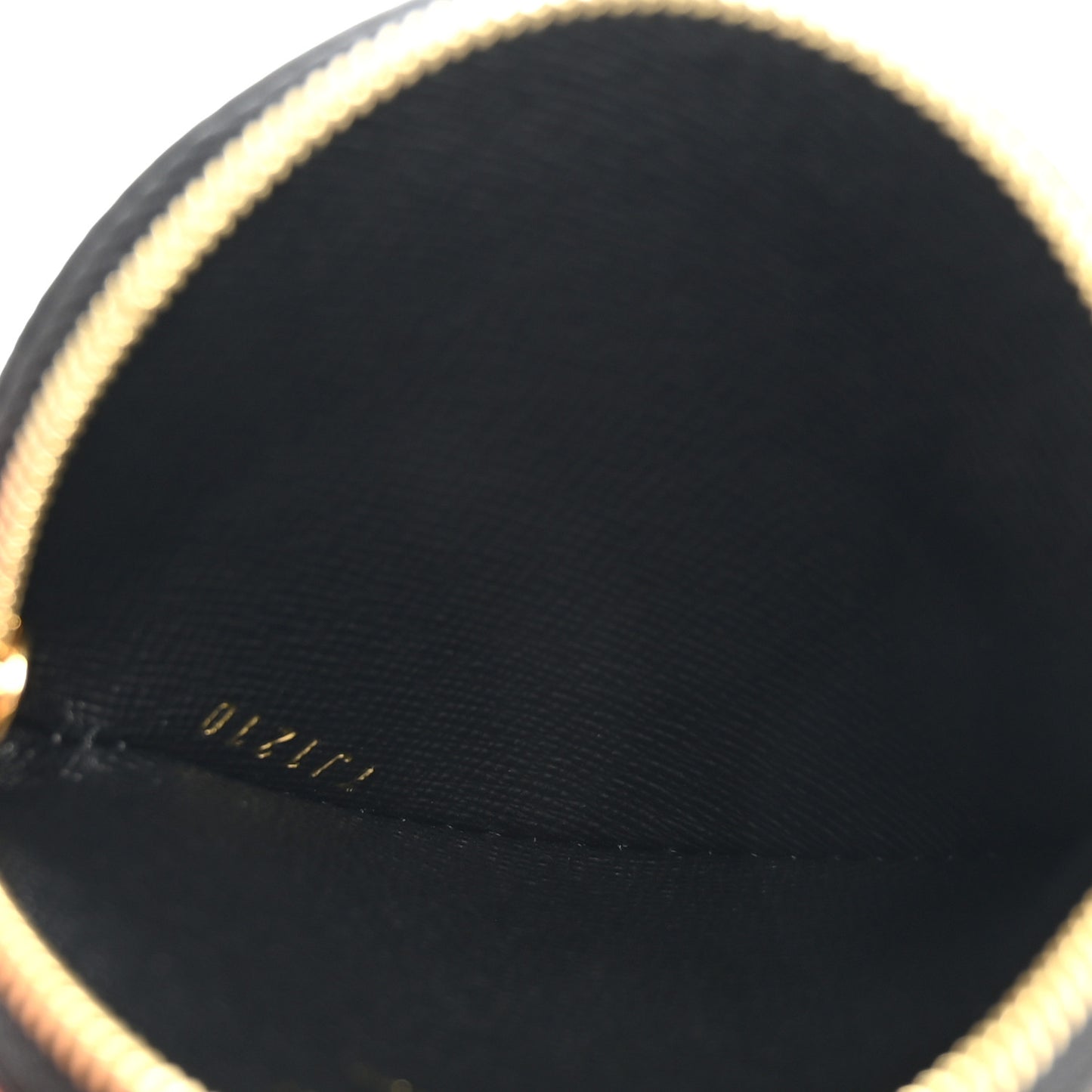 Monogram Giant Crafty Round Coin Purse Creme Rouge