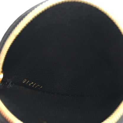 Louis Vuitton Monogram Giant Crafty Round Coin Purse Creme Rouge 5 of 8