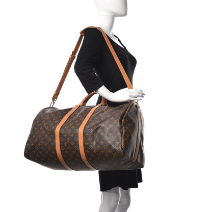 Louis Vuitton Monogram Keepall Bandouliere 55 2 of 9