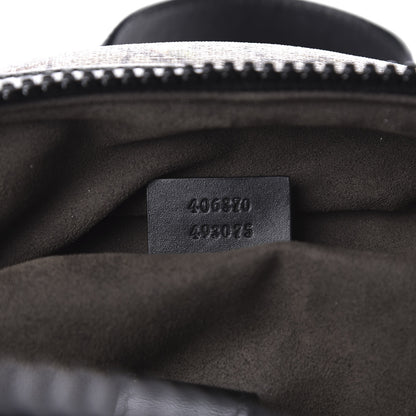 Gucci GG Supreme Monogram Blooms Medium Day Backpack Beige New Military Black 8 of 9