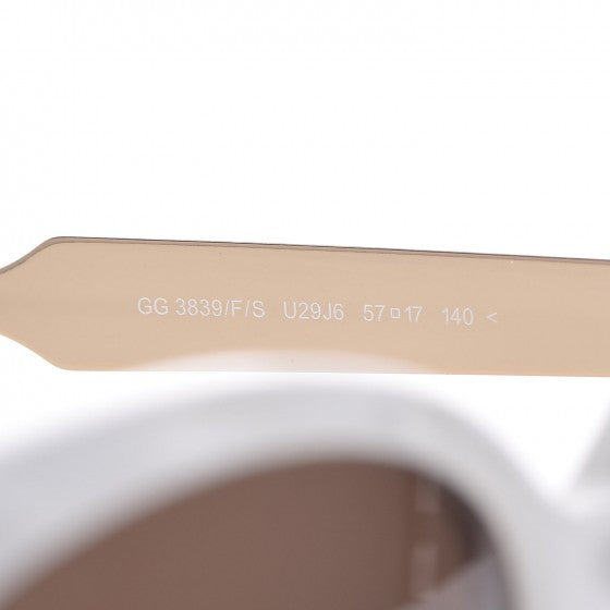 Cat Eye GG3839/F/S Sunglasses White