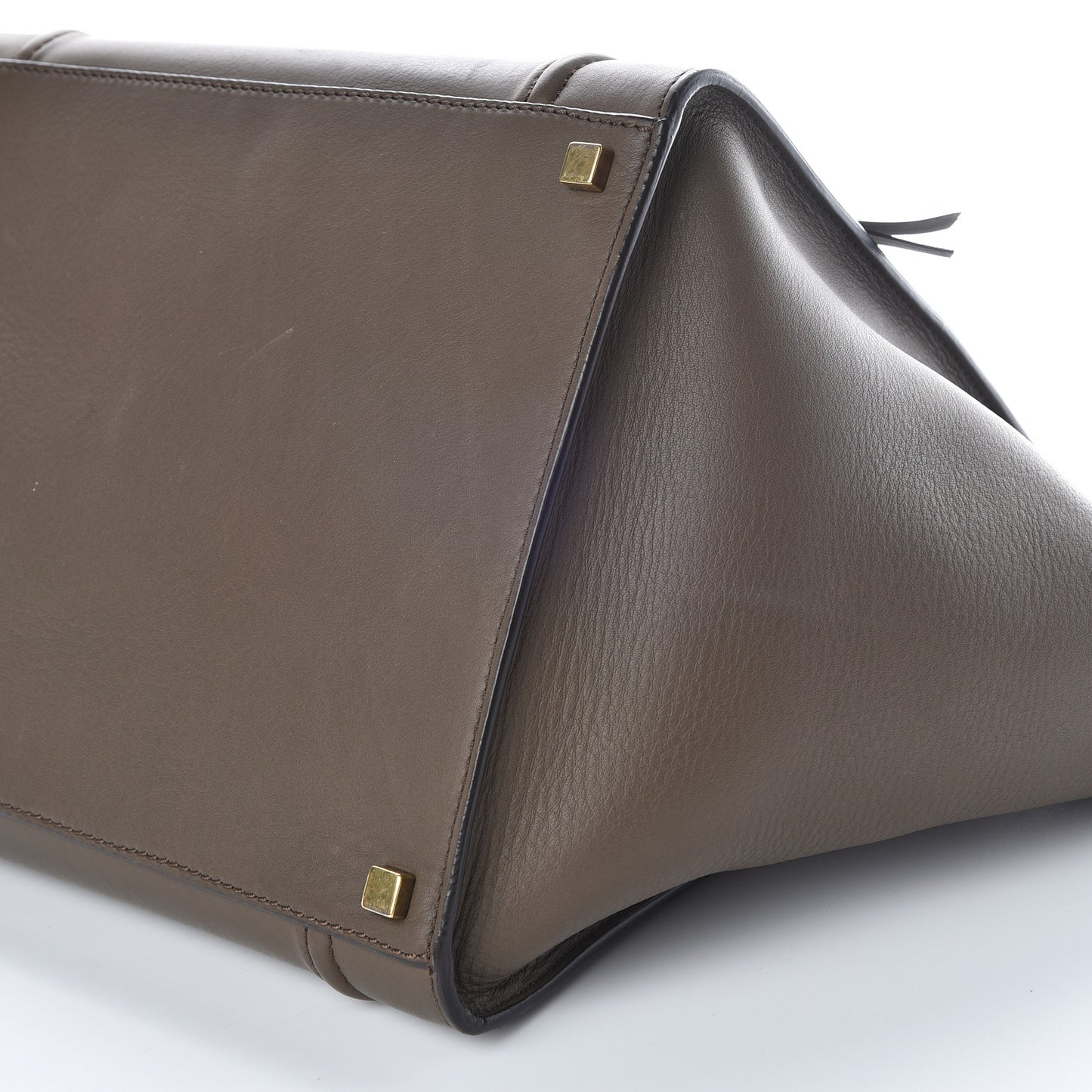 Supple Calfskin Medium Phantom Luggage Khaki