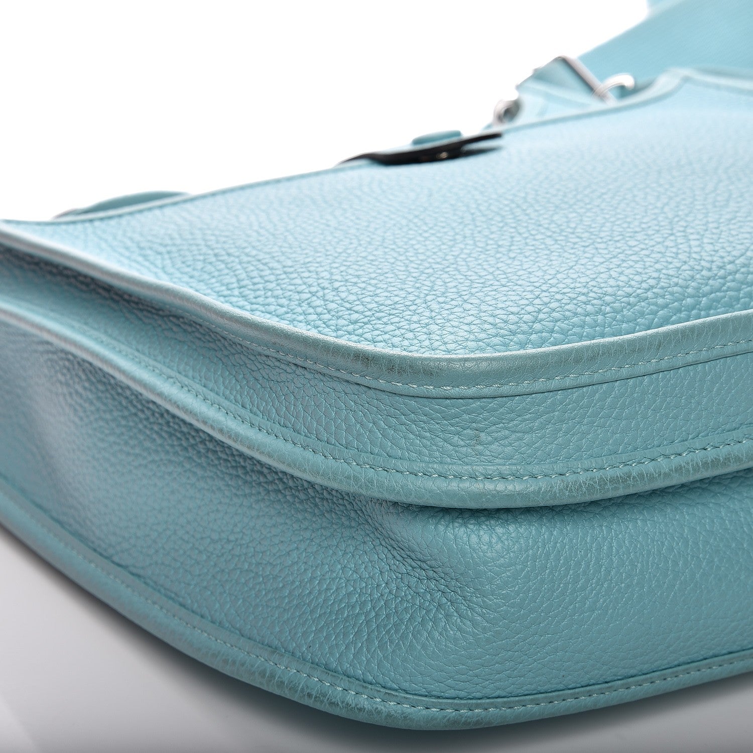 Hermes Taurillon Clemence Evelyne III PM Bleu Atoll 14 of 19
