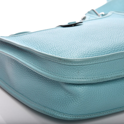 Hermes Taurillon Clemence Evelyne III PM Bleu Atoll 14 of 19