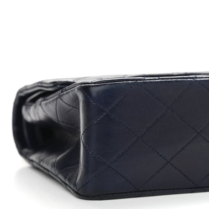 Chanel Lambskin Quilted Small Double Flap Navy 8 of 19