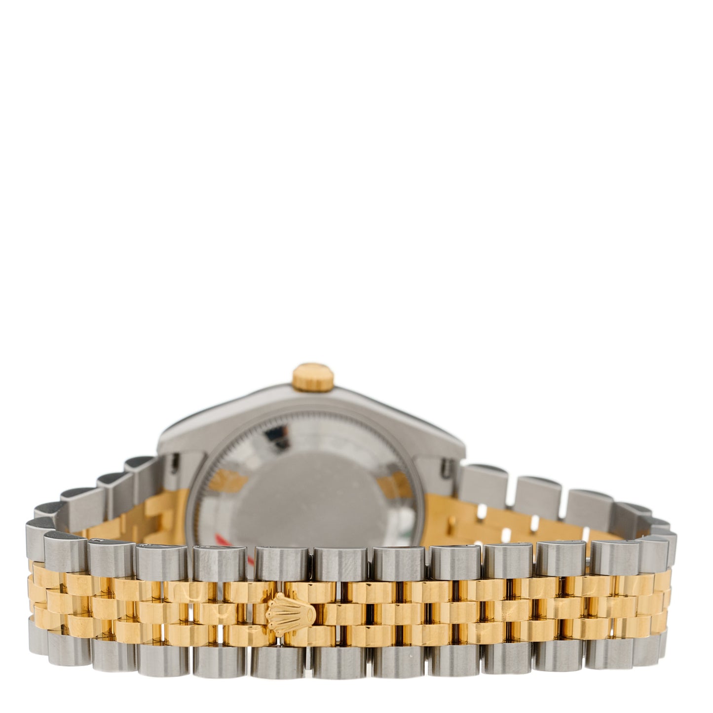 Stainless Steel 18K Yellow Gold 31mm Oyster Perpetual Datejust Watch White Roman 178273