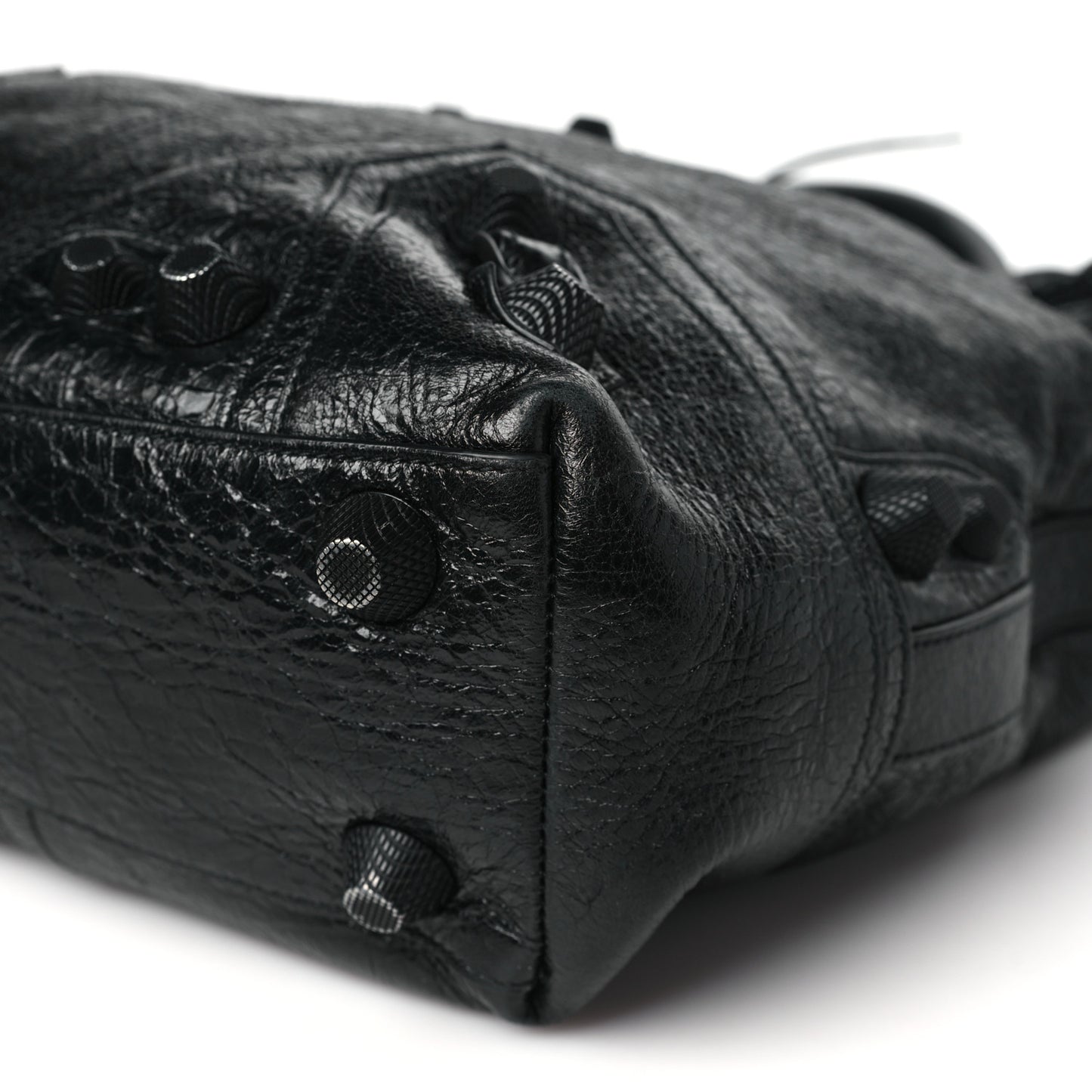 Agneau Arena Medium Le Cagole Tote Bag Black