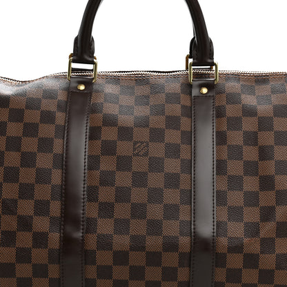 Louis Vuitton Damier Ebene Keepall 50 7 of 11