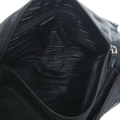 Prada Nylon Vela Messenger Bag Black 5 of 7
