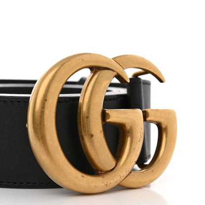 Gucci Calfskin Double G 40mm Belt 90 36 Black 3 of 6