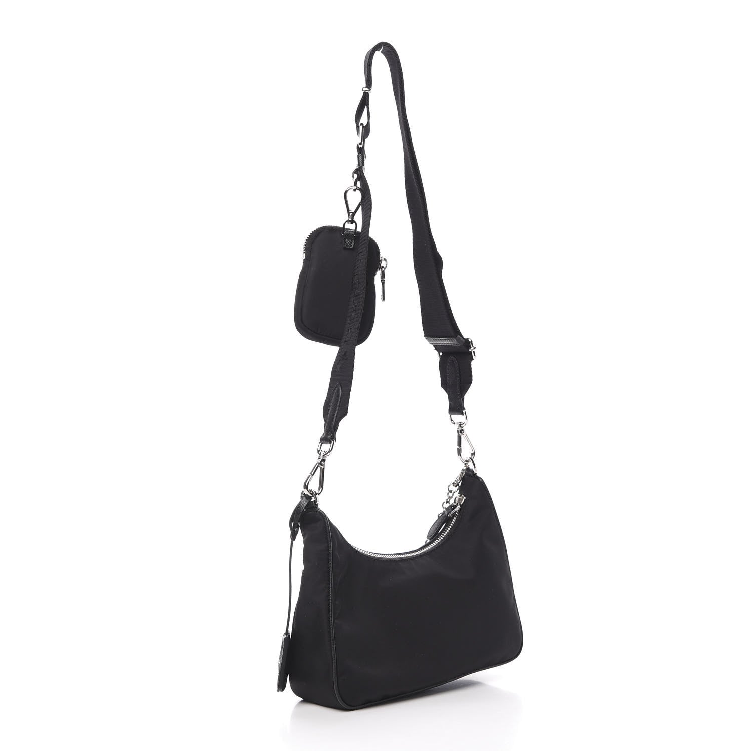 Prada Nylon Re-Edition 2005 Shoulder Bag Black 3 of 10