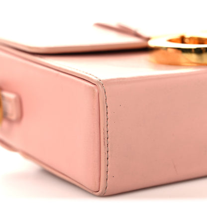 Christian Dior Smooth Calfskin Micro 30 Montaigne Flap Bag Pale Pink 8 of 11