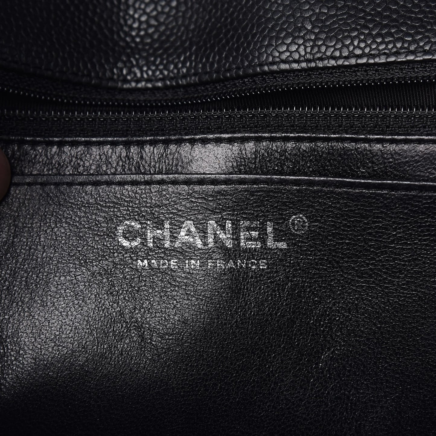 Caviar Quilted Jumbo Single Flap Black