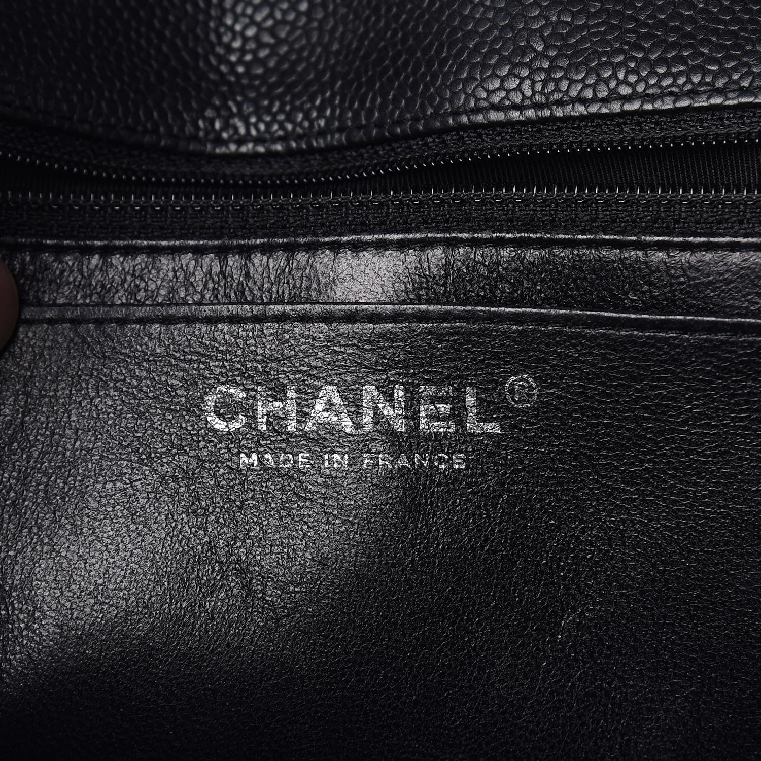 Chanel Caviar Quilted Jumbo Single Flap Black 9 of 12