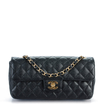 Chanel Caviar East West Flap Black 1 of 8