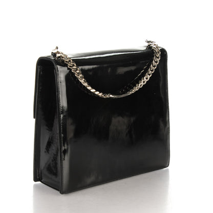 Chanel Patent CC Flap Black 3 of 8