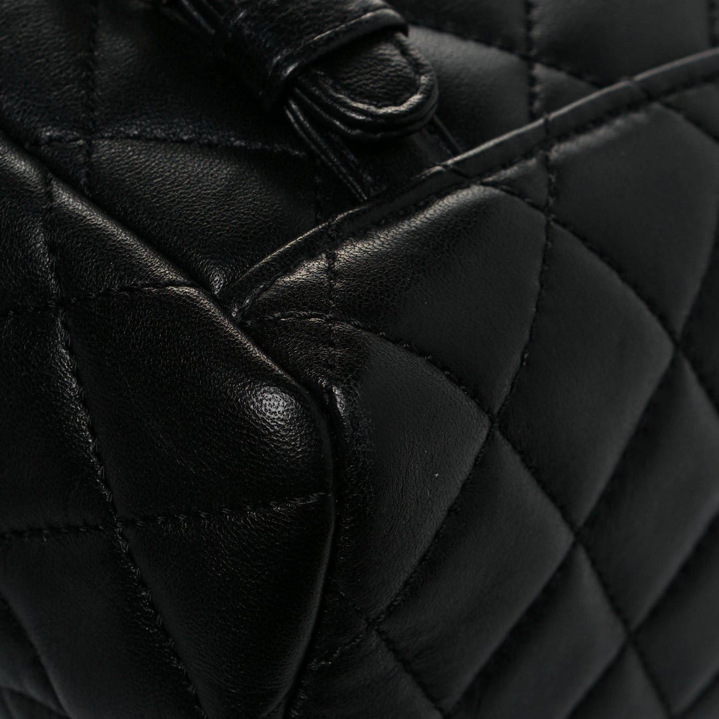 Calfskin Quilted Mini Urban Spirit Backpack Black