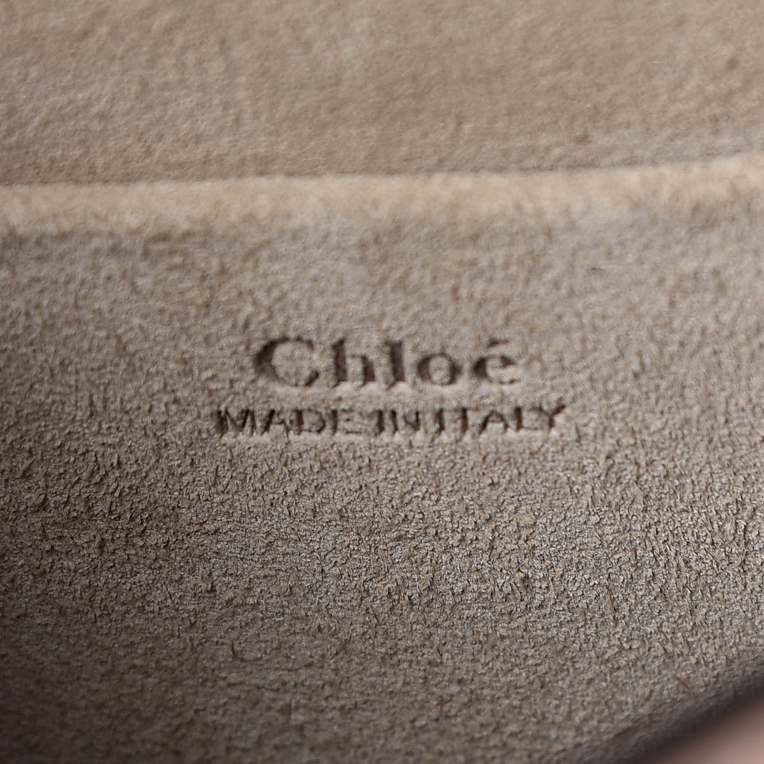 Chloe Calfskin Suede Small Nile Bracelet Bag Biscotti Beige 6 of 10