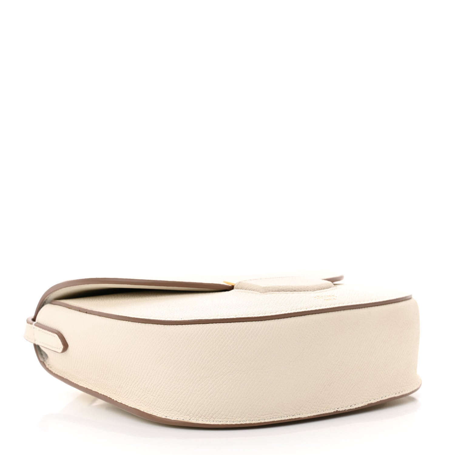 Celine Grained Calfskin Small Trotteur White 4 of 14