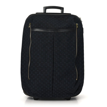 Louis Vuitton Mini Monogram Rolling Luggage Blue 1 of 8