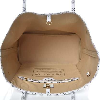 Louis Vuitton Monogram Giant Neverfull MM Kaki 5 of 9
